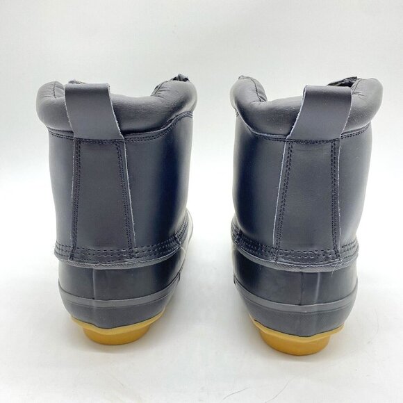 Habands Ice House Snow Boots Insulated Leather Rubber Steel Shank Men's 9D Black - Picture 3 of 11